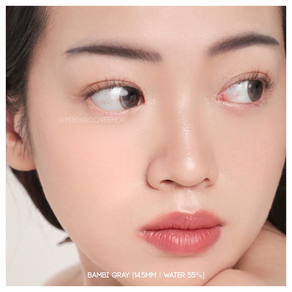 MIKHAYLOVESHOP Softlens Bambi Gray (Grey) | Kittykawaii