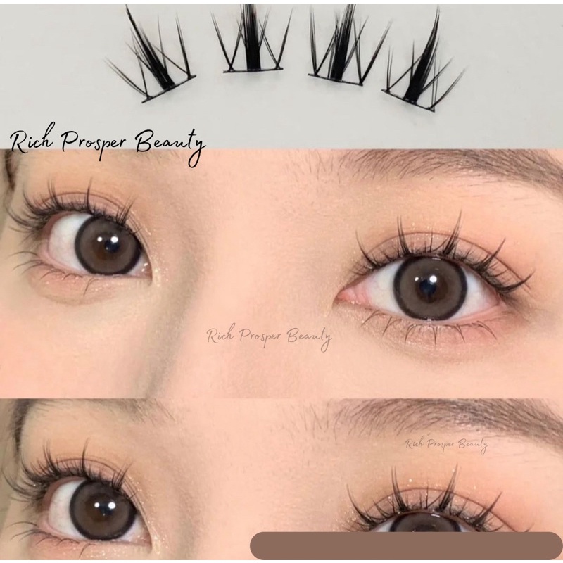 F39 - FAIRY LASHES DOUYIN New Japanese Cos Single Cluster Individual Eyelashes Natural False Eyelashes Curling Little Devil Segmented Grafted Lashes