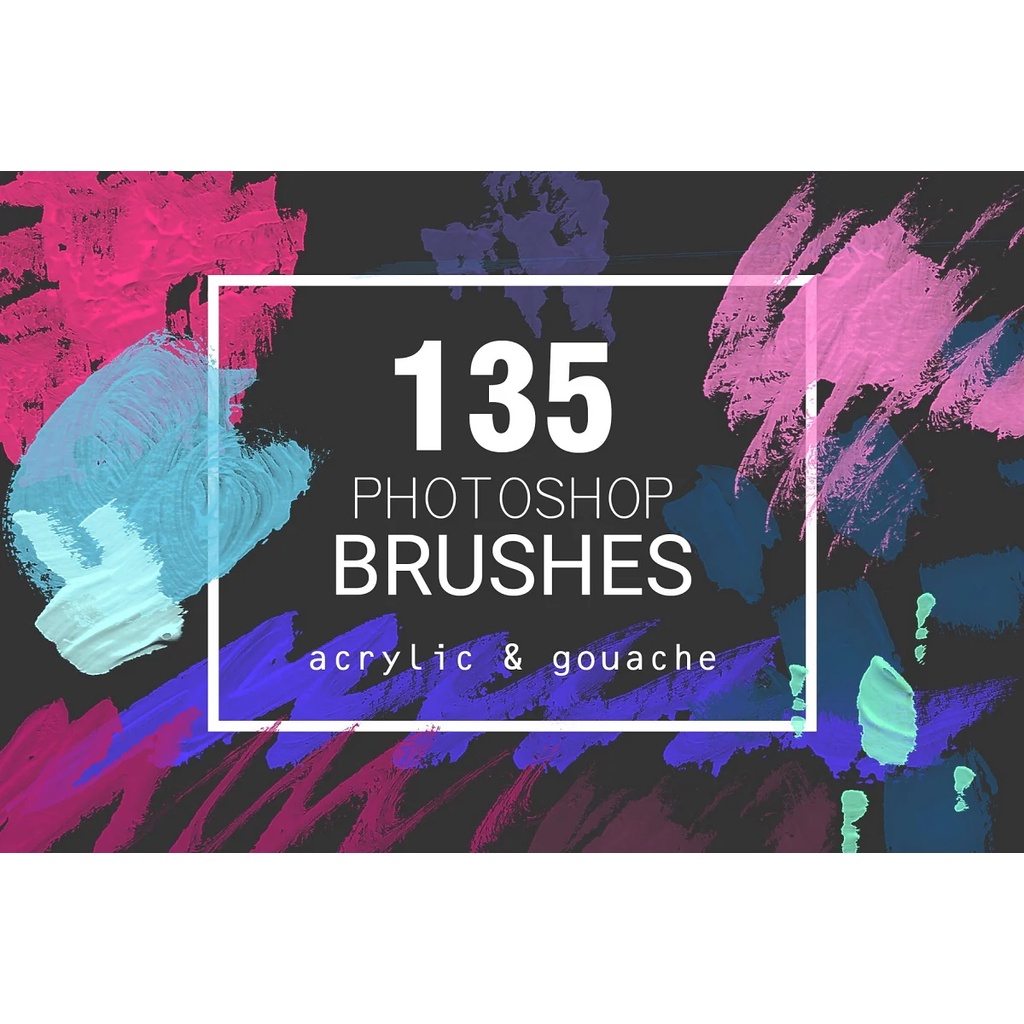 All Photoshop Stamp Brushes Bundle