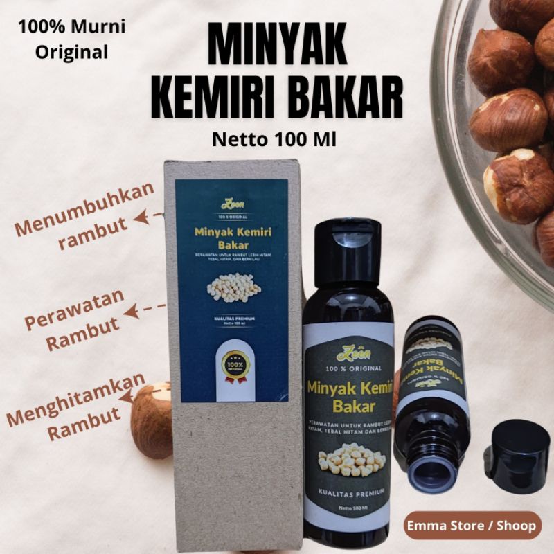 Minyak Kemiri Bakar 100 Ml Penumbuh Rambut &amp; Perawatan Rambut