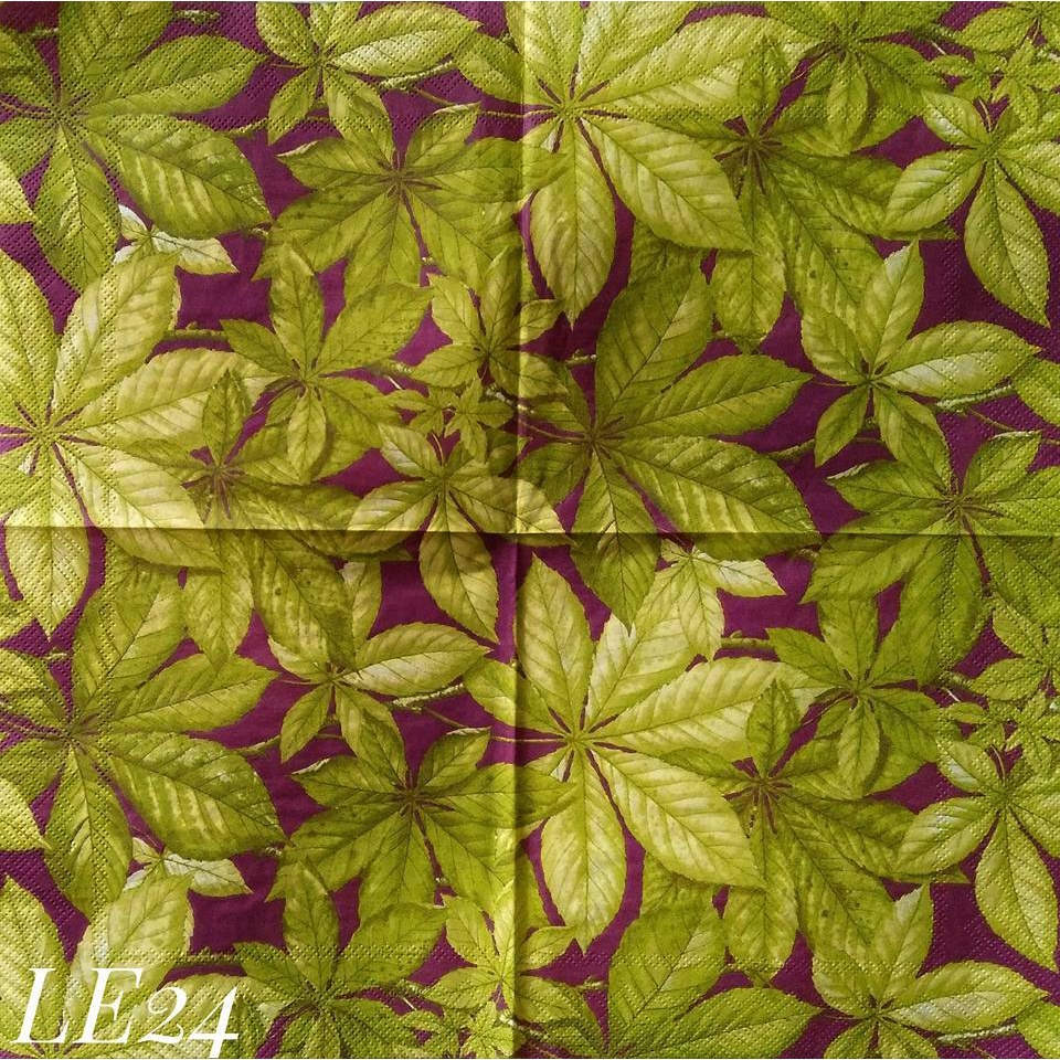 

Napkin Eropa Leaves LE24 / Tissue Decoupage