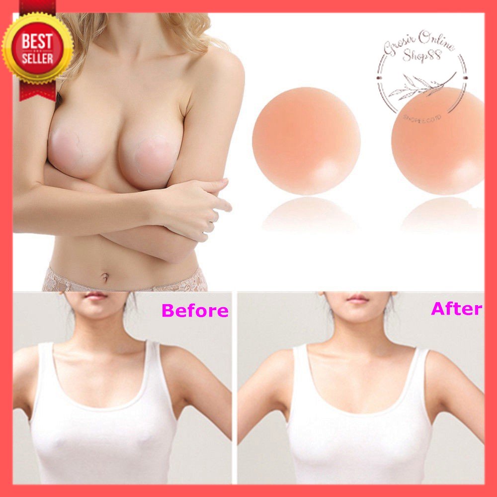 GOS -H212- Silikon Bra Tempel - Stiker Nipple  Silikon 1 Pcs