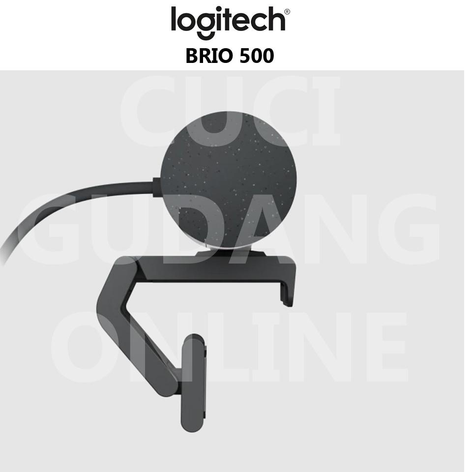 [Art. 633] Logitech Brio 500 Webcam FULL HD 1080p AUTOFOCUS ORI (KAMERA DAPAT DIPUTAR UNTUK SHARE MA