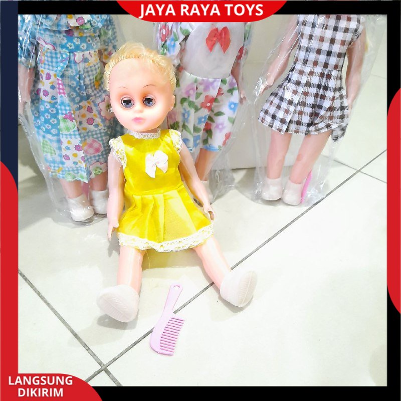 MAINAN BONEKA ANAK PEREMPUAN BONEKA BERSUARA DAN BERLAMPU ADA SISIR MODEL TERBARU