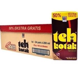 Teh Kotak Ultra 300ml Ekstra - 1 Dus