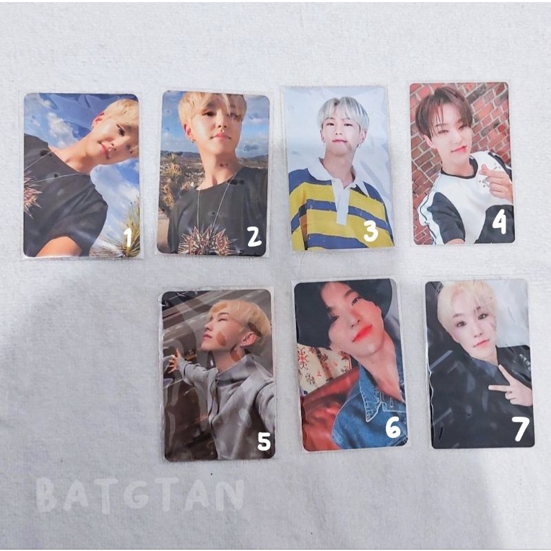 OFFICIAL PHOTOCARD HOSHI PC ALBUM SEVENTEEN HENGGARAE HANA SET CARATLAND 2021 GOING AN ODE BEGIN REA