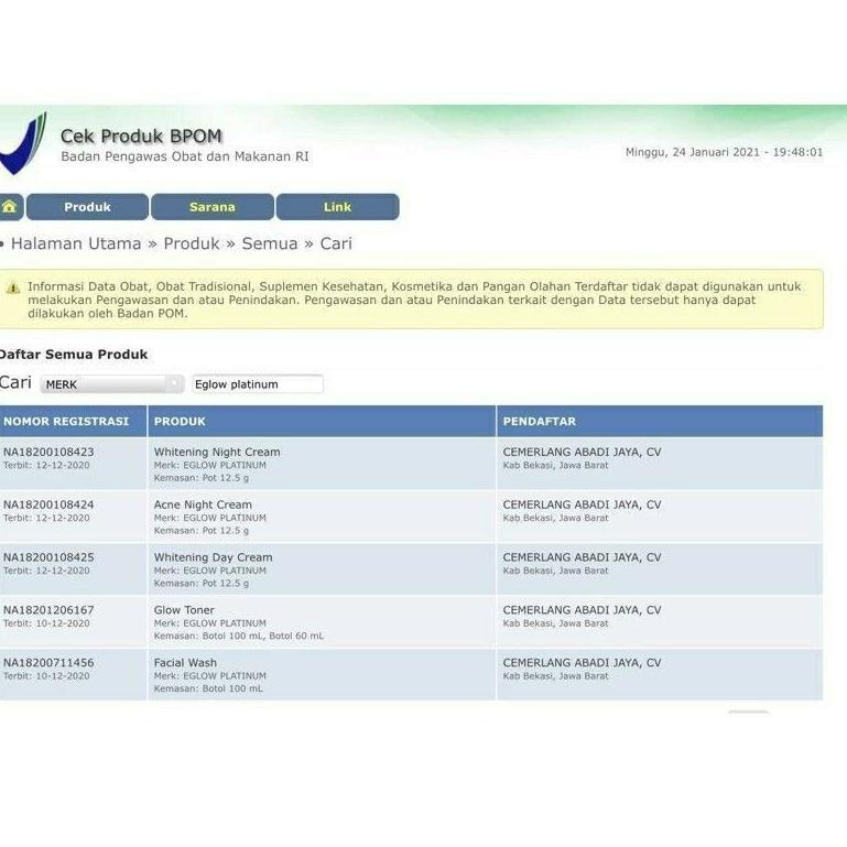 $ PAKET EGLOW PLATINUM BPOM / EGLOW WHITENING / EGLOW ACNE / EGLOW ULTIMATE ORI 100% ゥ