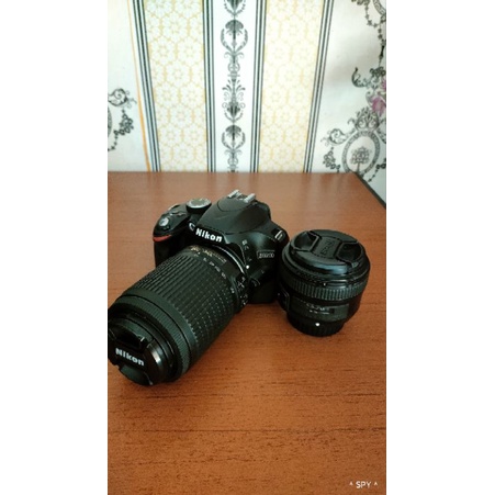 Nikon D3200 Lensa Tele + Fix