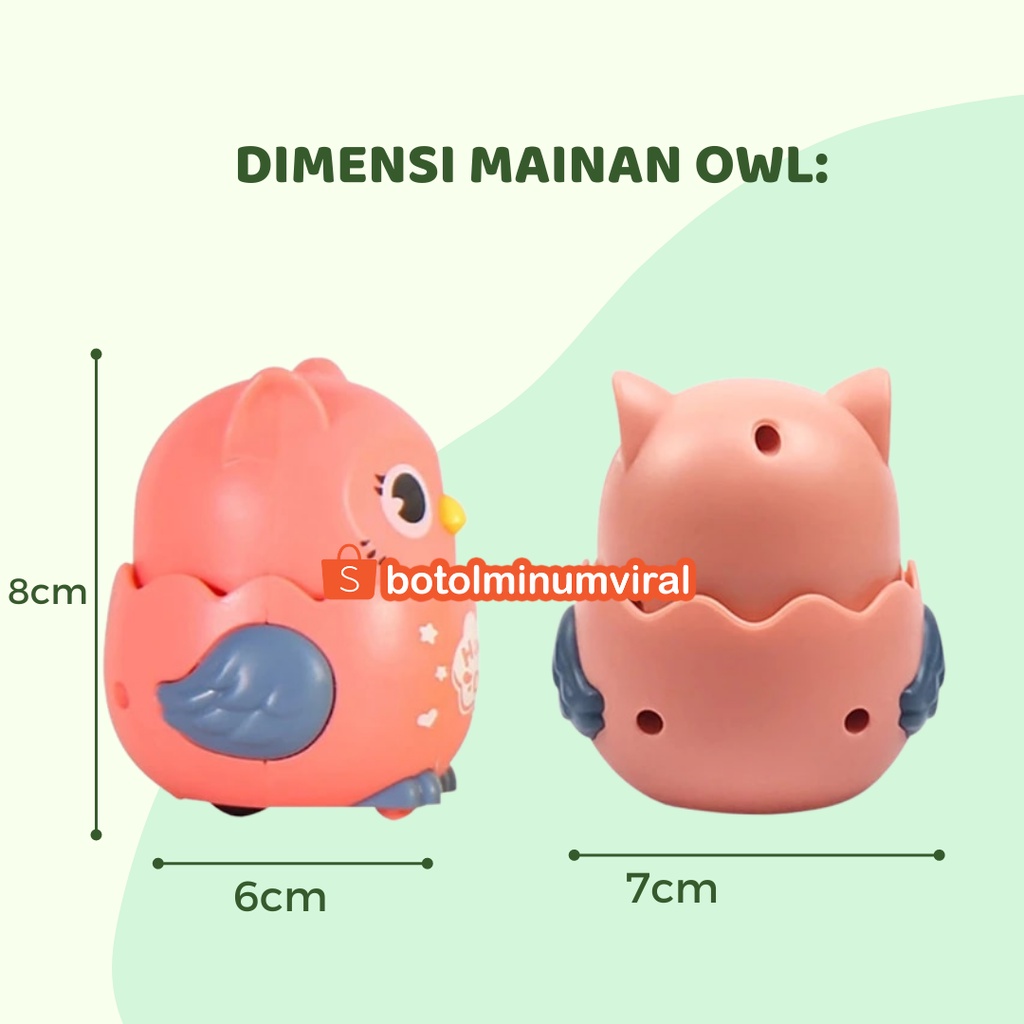 Happy Owl Toys Mainan Anak OwlMainan Edukasi Anak Mainan Burung Hantu