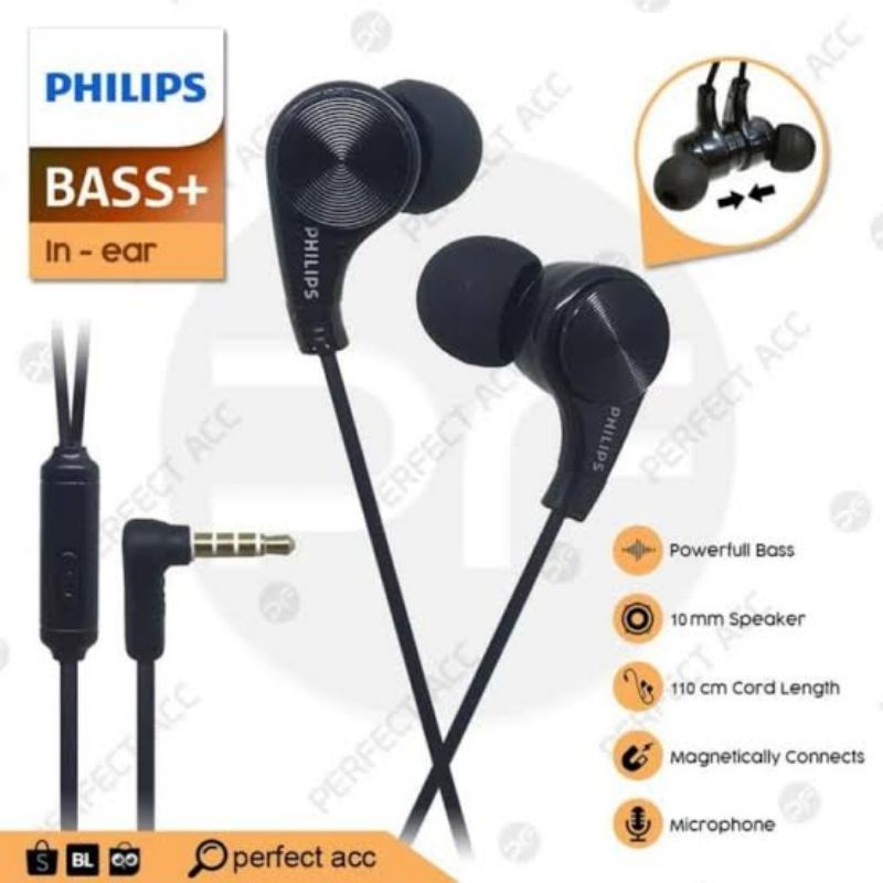 PHILIPS AT-036 IN-EAR EARPHONE / HEADSET PHILIPS AT-036 BASS+