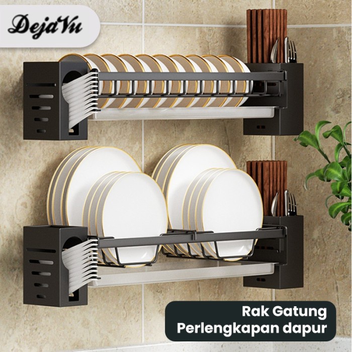 Rak Dejavu Rak Piring Mangkok Gantung Tempat Perlengakapan Dapur Hrm121