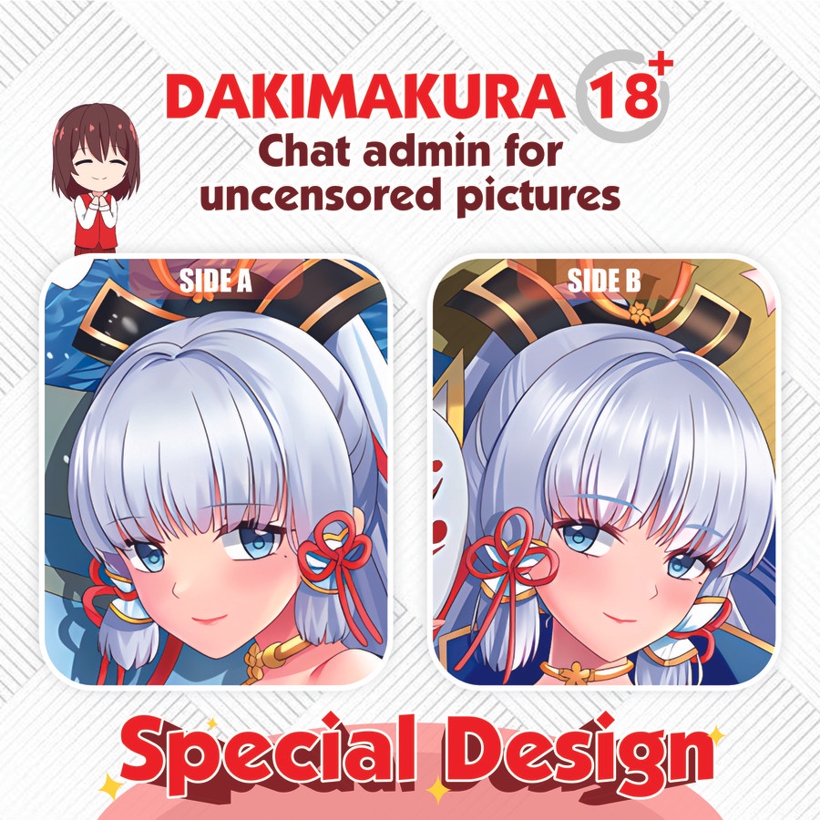 Dakimakura Ayaka Genshin Impact 150x50 cm (Cover Only)