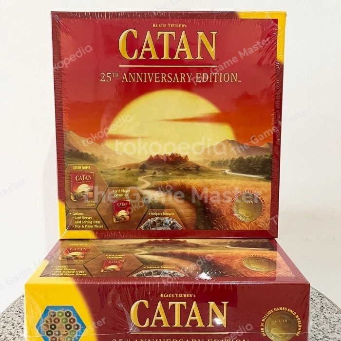 Jual Catan 25Th Anniversary Board Games Catan Board Games | Shopee ...