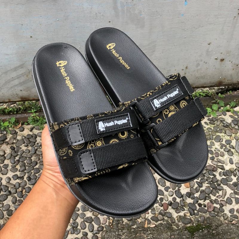 Sandal Hush Puppies Premium Sandal Selop Pria Wanita Sandal Slide Hush Puppies