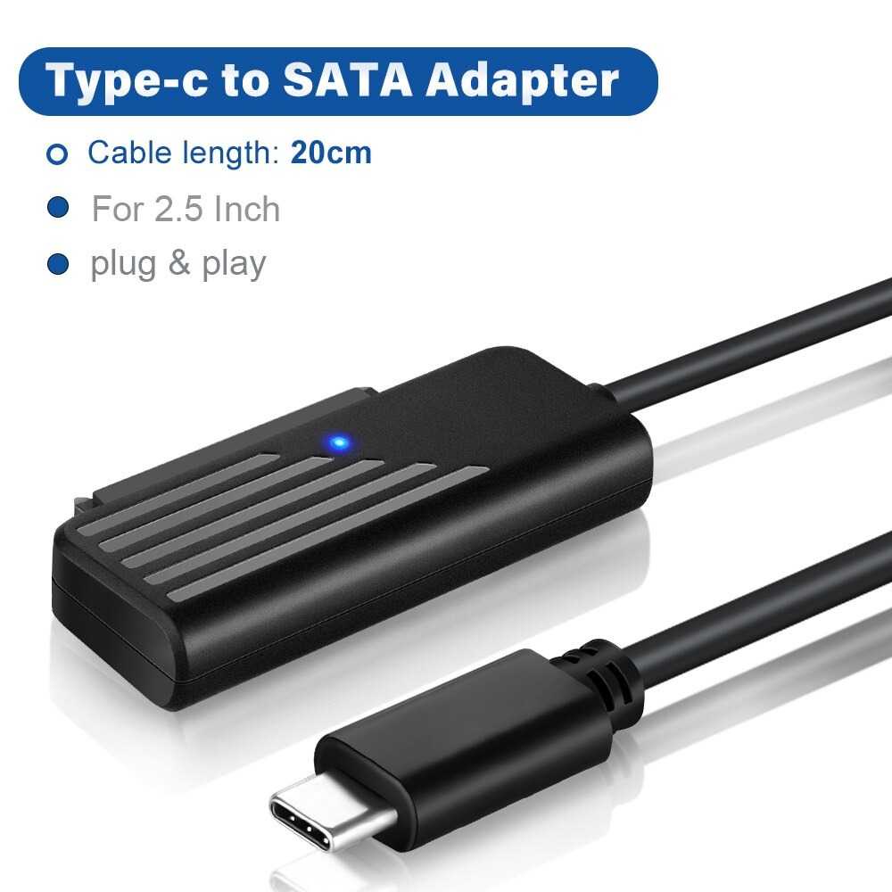 Onelesy Kabel Adaptor Hardisk USB Type C to SATA 2.5 Inch Support 5G - ONUSBC - PCLP