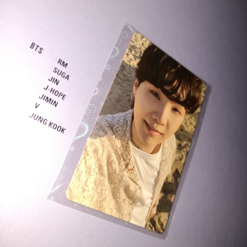 Suga - Yoongi BTS Butter Ver. Peaches Official Photocard
