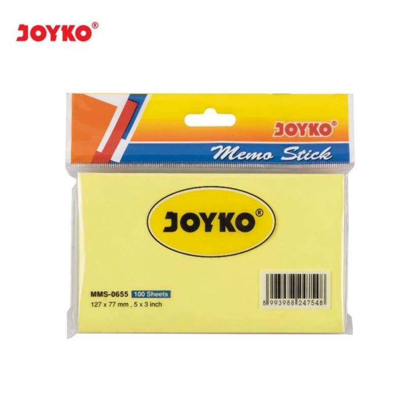 

Memo Pelekat Kertas Joyko MMS-0655 Memo Stick Kuning