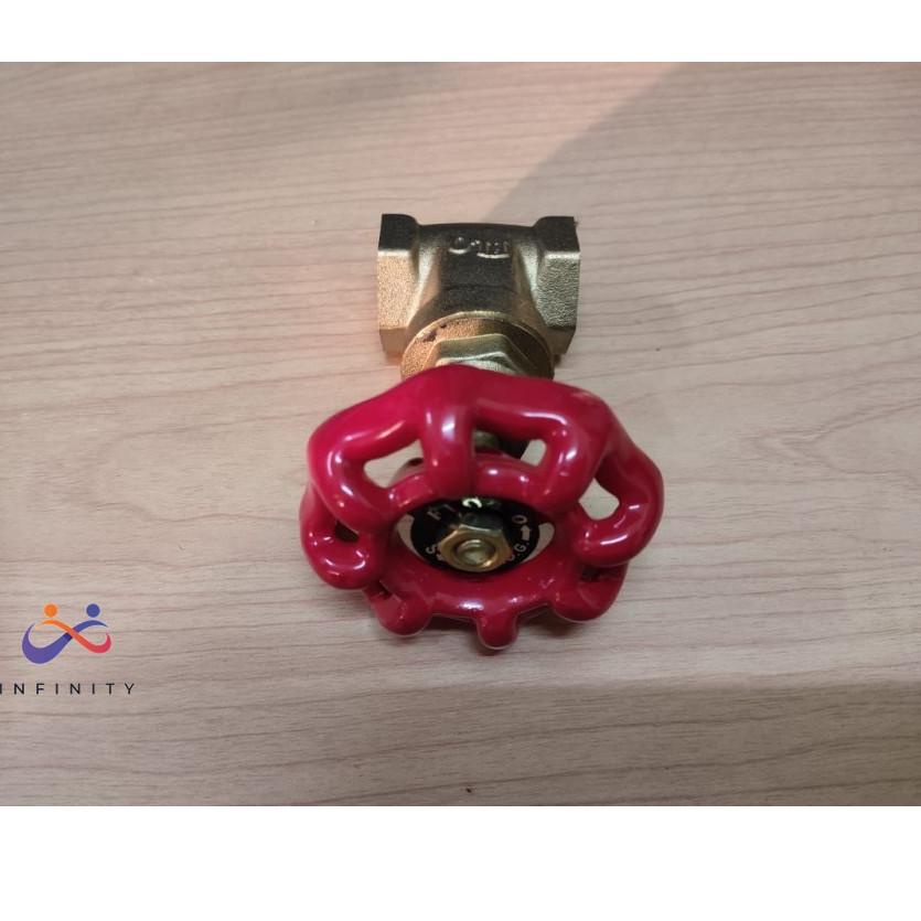 Lebih Istimewa Ball Valve Kuningan Brass Stop Kran Keran Putar Gate Valve FH 1/2 Inch INF