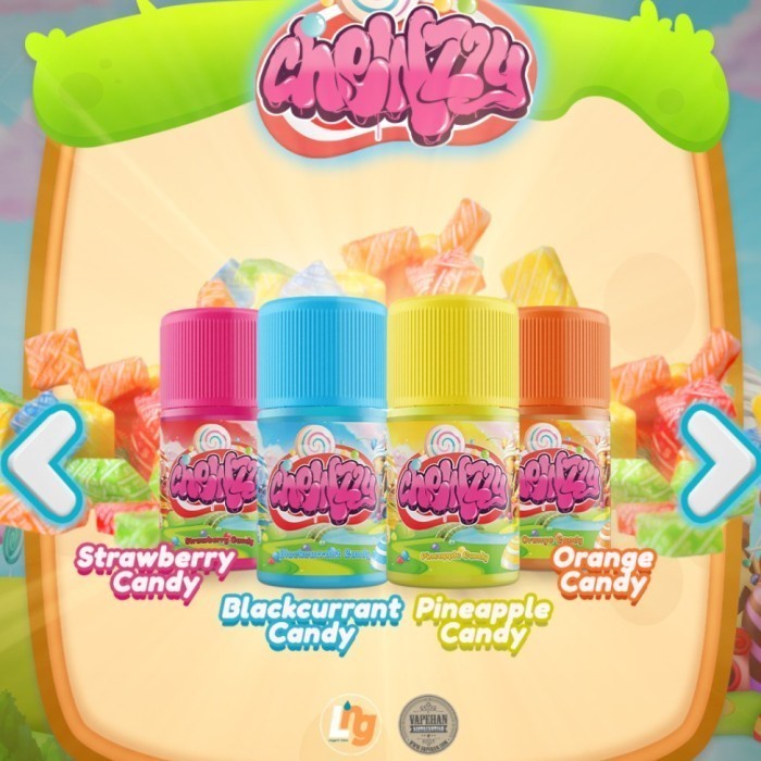 LIQUID VAPE NEW CHEWZZY CANDY NIC 3MG 60ML - AUTHENTIC