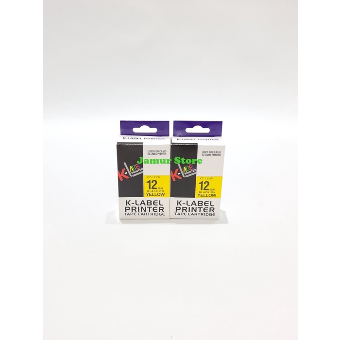 

Stiker Label 12Mm For Casio K-Label Printer Tape Catridge For Casio Kz-12Yw