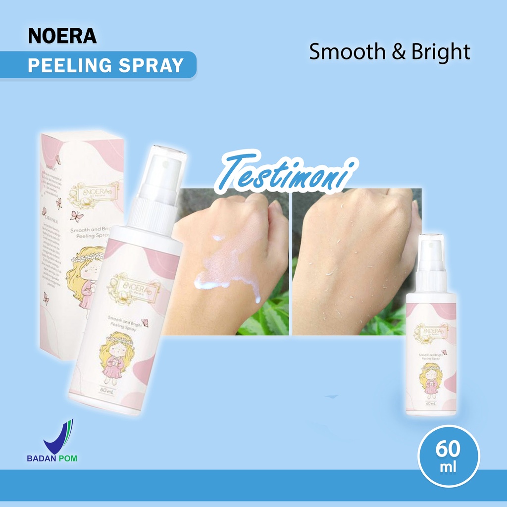 Noera Bright &amp; Smooth Peeling Spray Mengangkat Sel Kulit Mati Exfoliating Spray Face &amp; Body Peeling