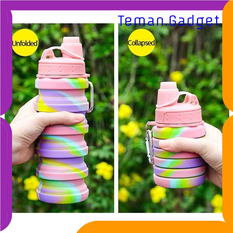 TG - TRV Gelas Lipat Silikon Foldable Camouflage Travel Mug 500ml - R2033