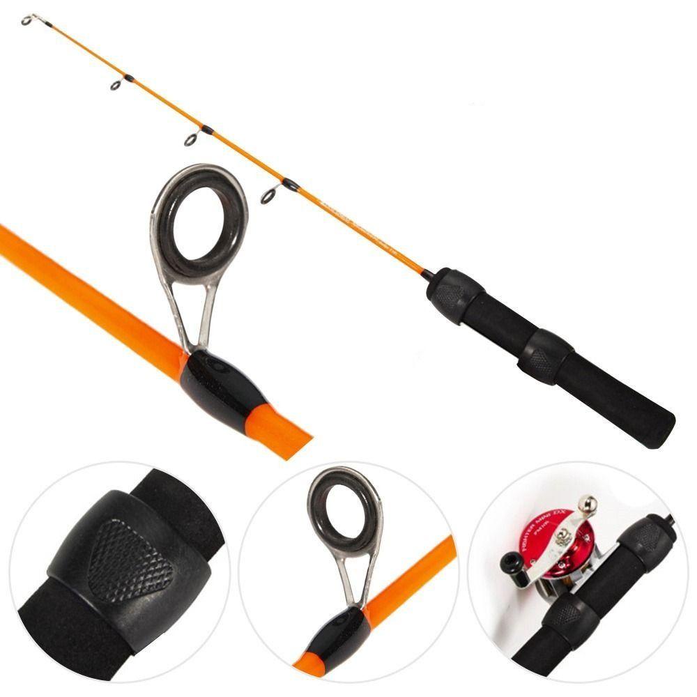 Lanfy Aksesoris Joran Pancing Portable Spinning Rod Fishing Gear 50cm Tiang Pancing