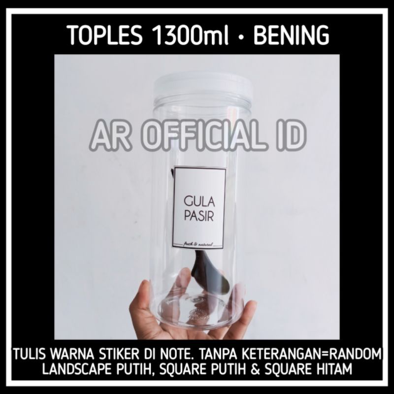 1300ml BENING • TOPLES BUMBU DAPUR FREE SENDOK &amp; STIKER