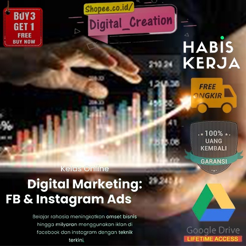 Belajar IG | FB ads sampai Mahir - Kursus Digital | Iklan High Coverting