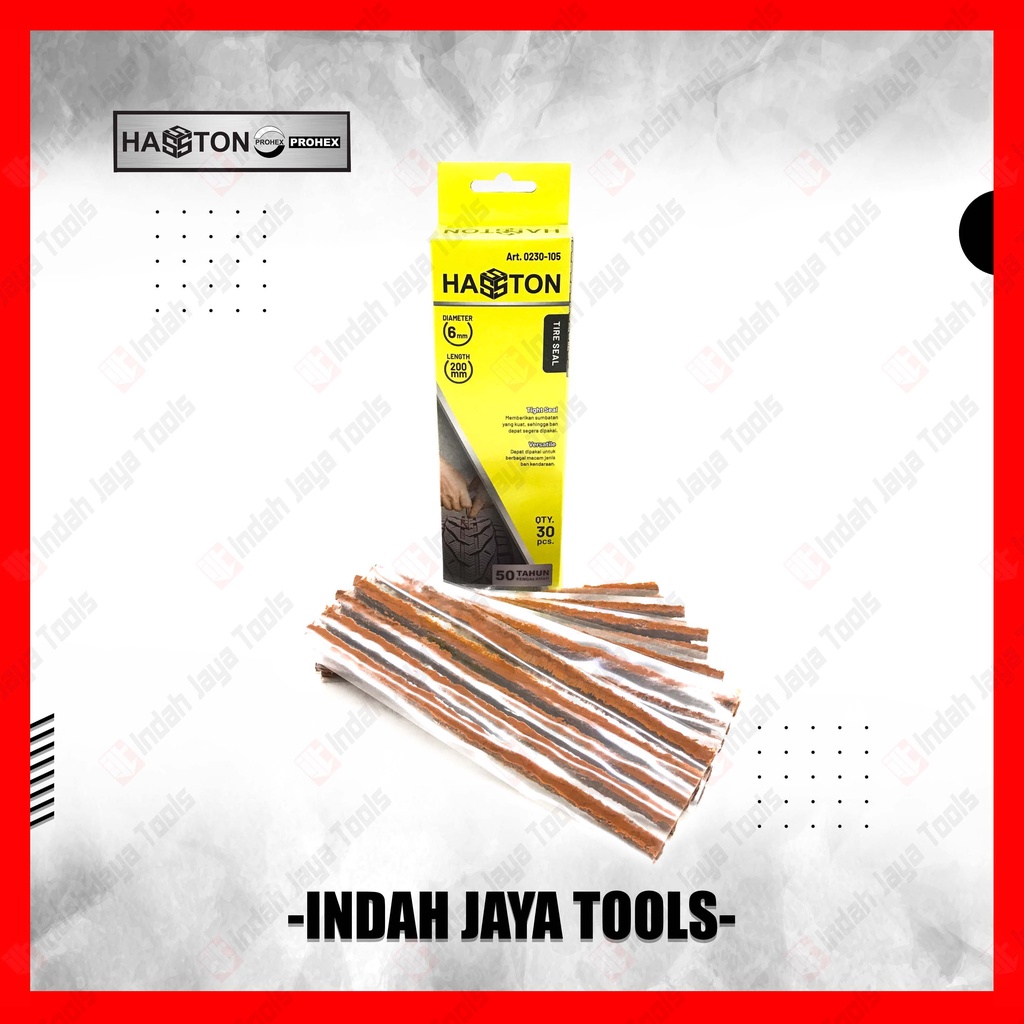 HASSTON 0230-105 Refill Isi Ulang Karet Cacing Tambal Ban Tubeless