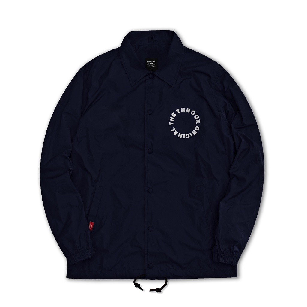 Throoxoriginal Coach Jacket Biru Odegaard Navy || Coach Jacket Throox