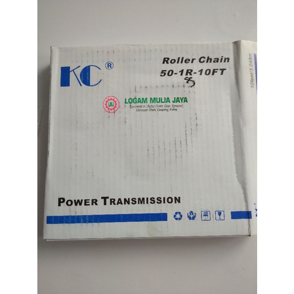 RANTAI RS 50-1 SS KC RS50 SS RS 50SS ROLLER CHAIN RS 50 SINGLE STAINLESS STEEL CHAIN RS 50-1SS KC