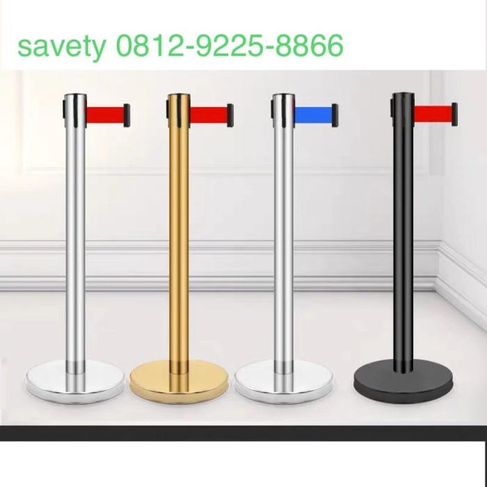 

TIANG ANTRIAN / TIANG PEMBATAS / PEMBATAS ANTRIAN STAINLESS.