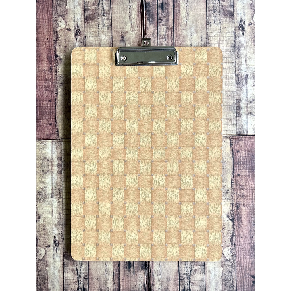 

Clipboard Papan Kayu - Papan Ujian Kayu - Alas Ujian Ukuran Folio