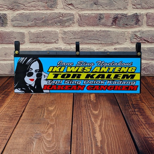 Karpet Karet Kepet Lumpur Variasi Bemper Belakang Truck / Bus / Travel / Grandmax / New Carry / Trag