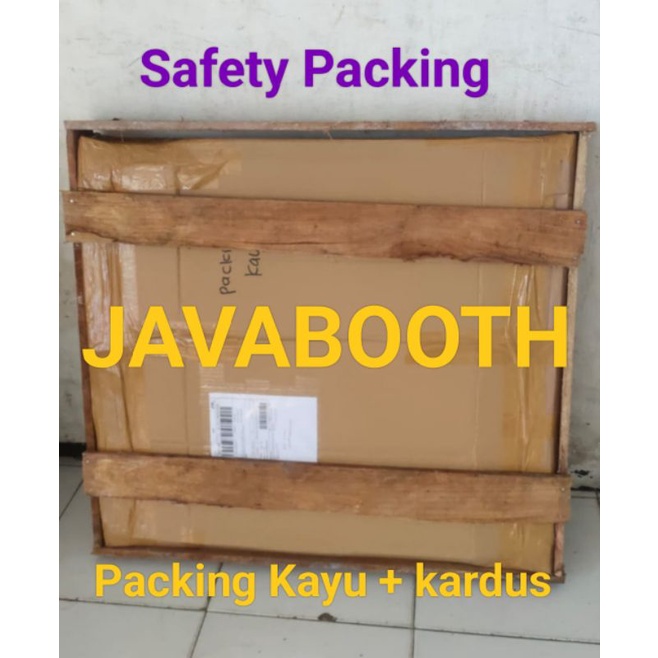 Booth Portable Besi Semi Container Model Lipat