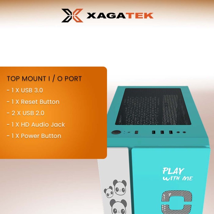 Casing Xigmatek OMG- Casing komputer OMG Aqua