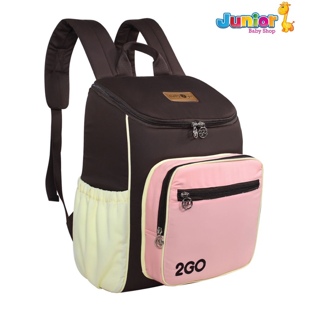 Baby 2 Go Backpack Diapers Bag Colorfull Series - B2T1405 by Baby Scots &quot; bebe Love &quot;