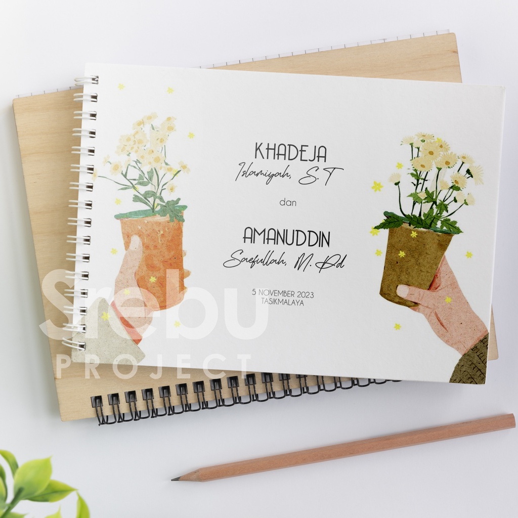 

(SR021) BUKU TAMU PERNIKAHAN HARDCOVER DAN SOFTCOVER MURAH / GUEST BOOK ISI 310 TAMU SIAP KIRIM