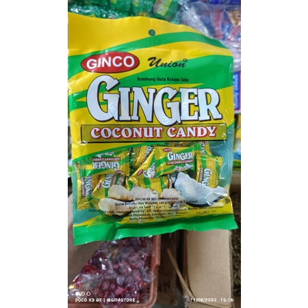 

Permen Ginger union Coconut candy 140gr