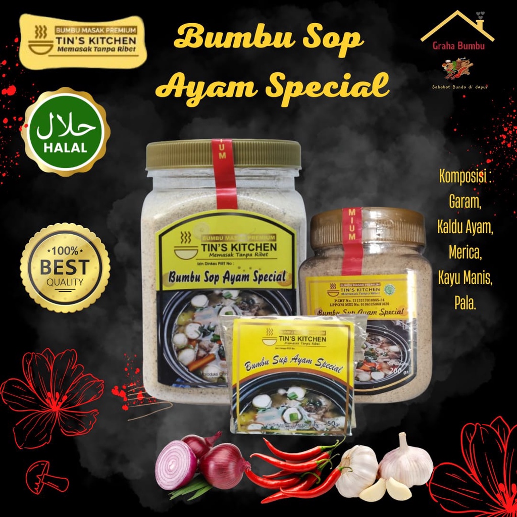 

Bumbu Sop / Sup Ayam Special Tins Kitchen Instan Best Price