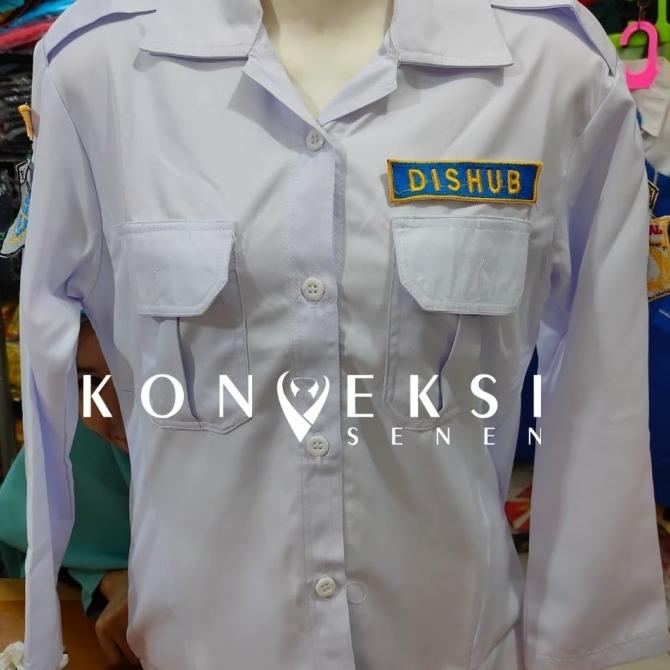 Jual Seragam Pdh Dishub Kemenhub Putih Wanita Lengan Panjang Shopee