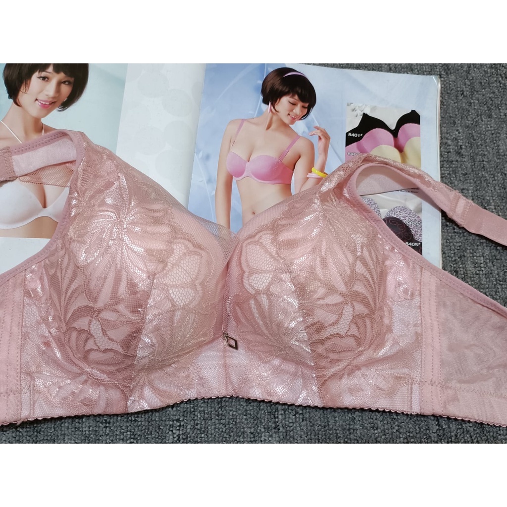 Bra / bh wanita BW-609 import bahan halus busa TEBAL ada kawat size : 34-40