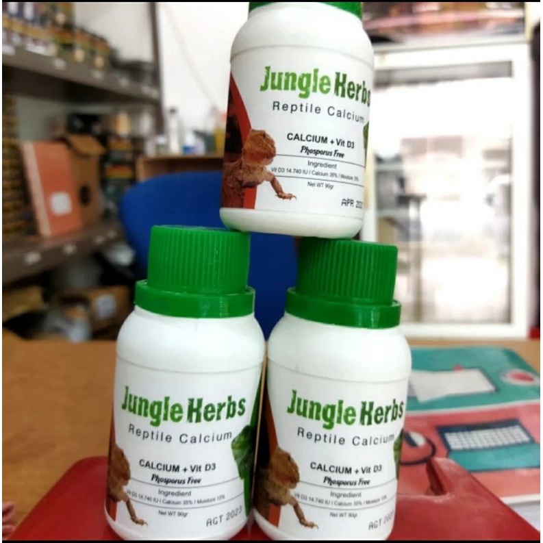 Jungle Herbs Reptile calcium vit D3