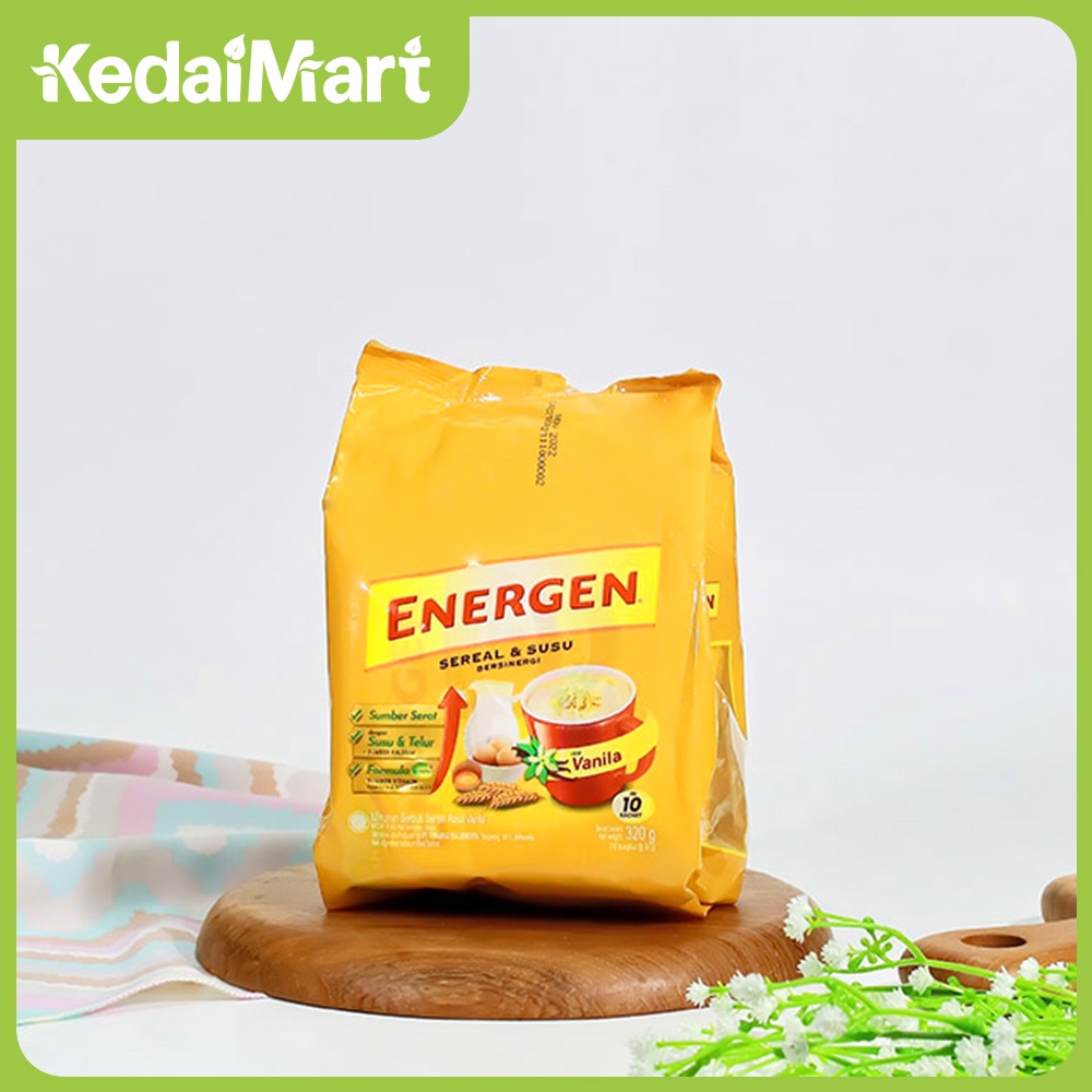

Energen Sereal Rasa Vanilla Pouch Isi 10 x 34 Gram