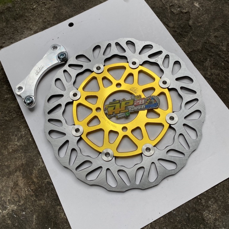 DISC CAKRAM DEPAN MATIC YAMAHA MIO SMILE MIO SPORTY SOUL CARBU FINO CARBU XEON CARBU UKURAN 260 MM BY PRO 1 / PIRINGAN LEBAR 260 MM BY PRO 1 MATIC MIO FINO SOUL XEON BAHAN FULL CNC