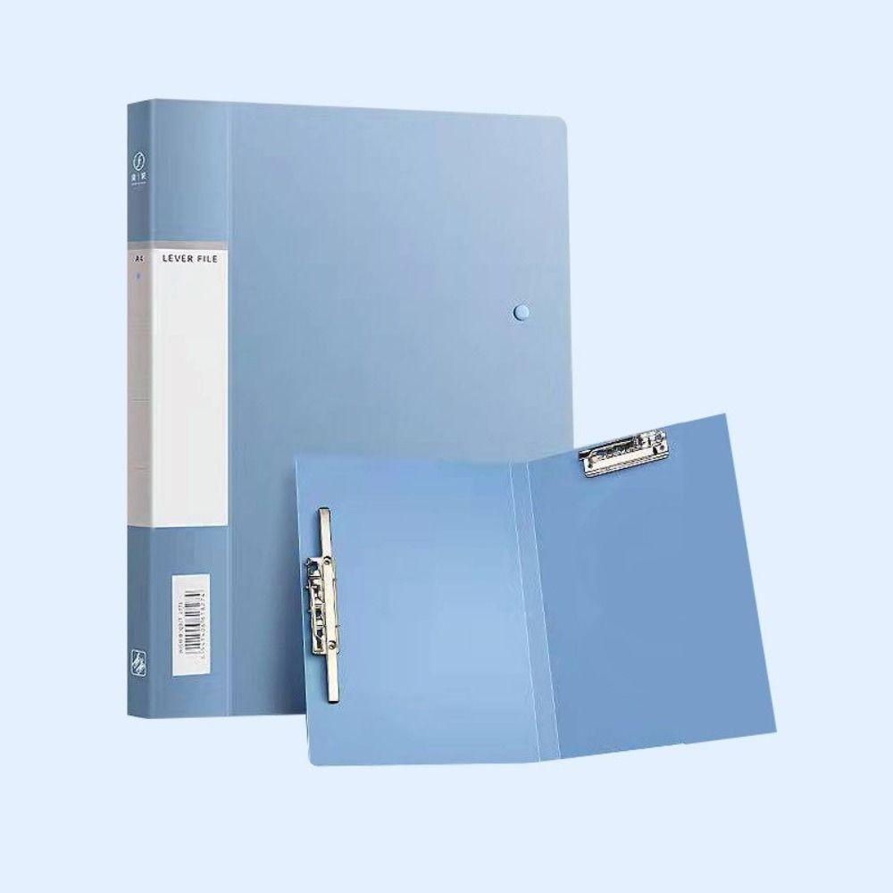 Mxbeauty A4 File Folder Clipboard Tempat Kwitansi Siswa Kantor Stationary Double Clips Test Paper Memo Clip Board