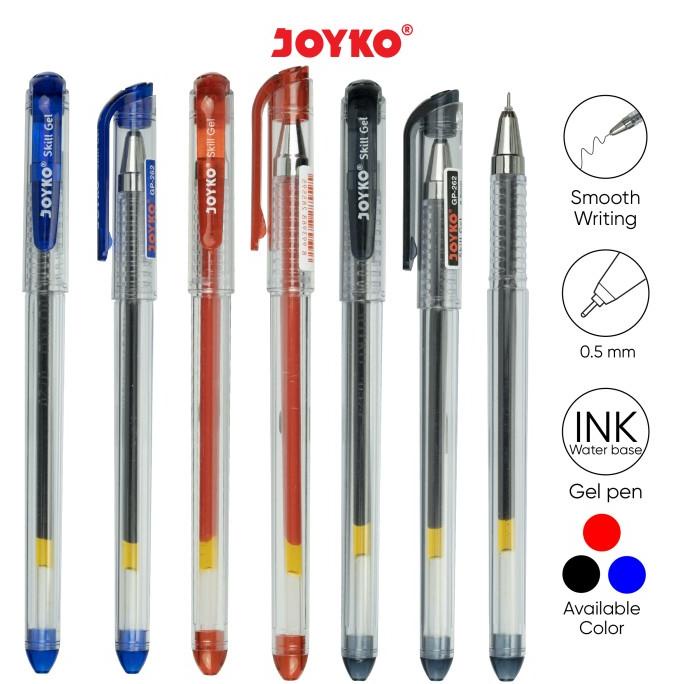 

Gel Pen / Pulpen / Pena Joyko GP-262 / Skill Gel/ 0.5 mm
