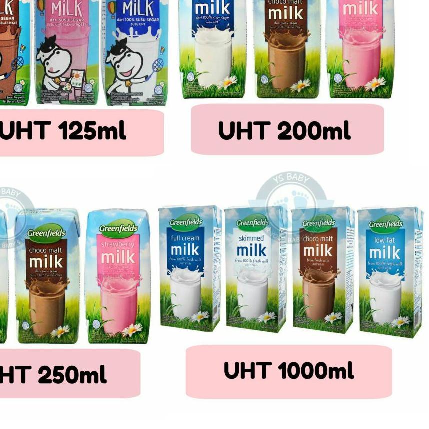 

BAYAR DITEMPAT✔️UHT Greenfields 200ml Perkarton isi 24 Greenfield|SQ1