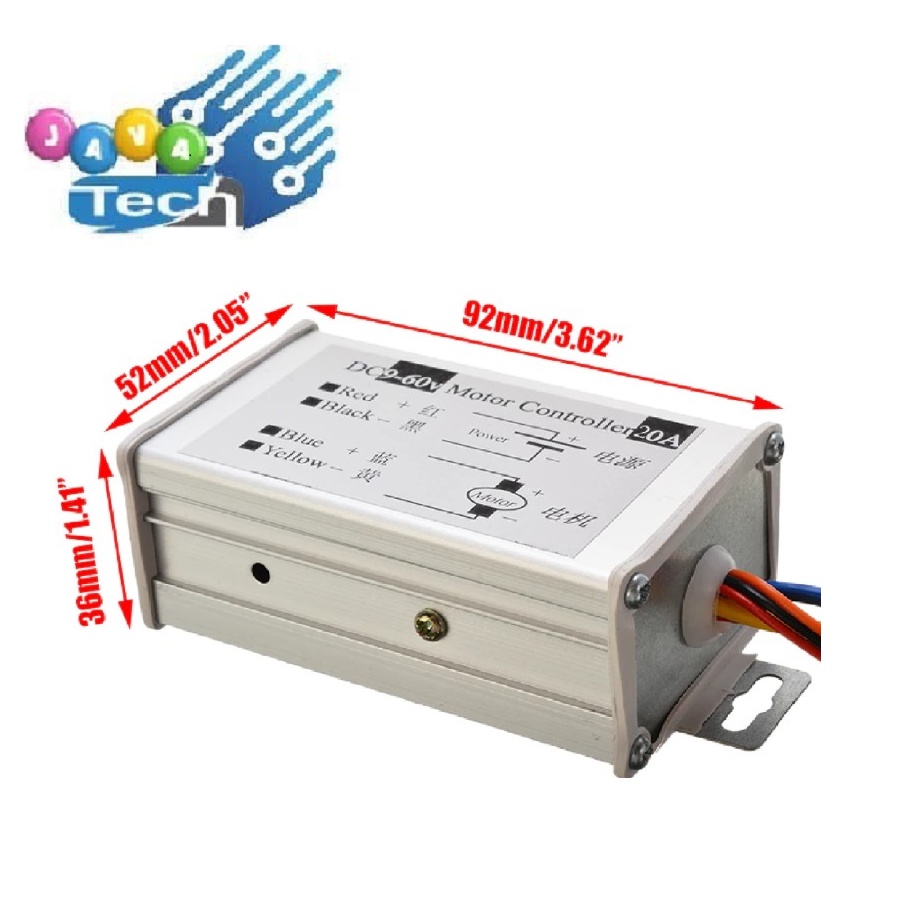 Motor Speed Control Light Dimmer Adjustable PWM DC 9 - 60V 20A